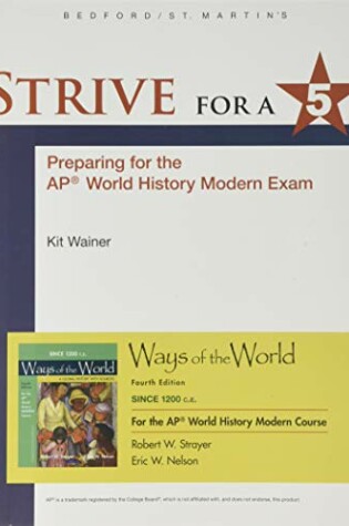 Cover of 1200 Update Strive for a 5 for Ways of the World with Sources for the Ap(r) Modern Course