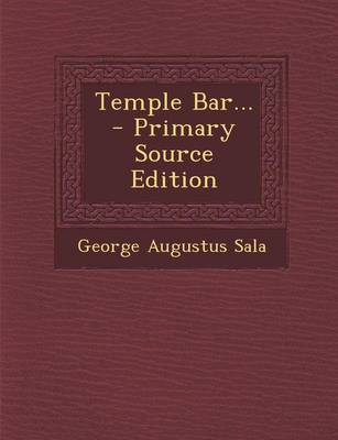 Book cover for Temple Bar... - Primary Source Edition