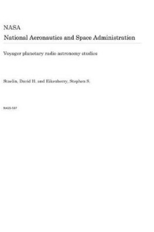 Cover of Voyager Planetary Radio Astronomy Studies