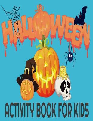 Book cover for Halloween Activity Book for Kids