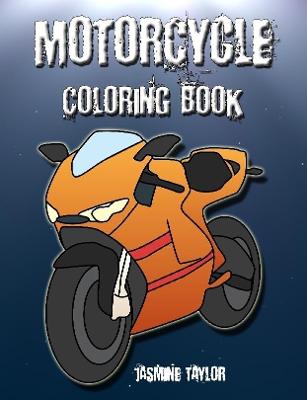 Cover of Motorcycle Coloriong Book