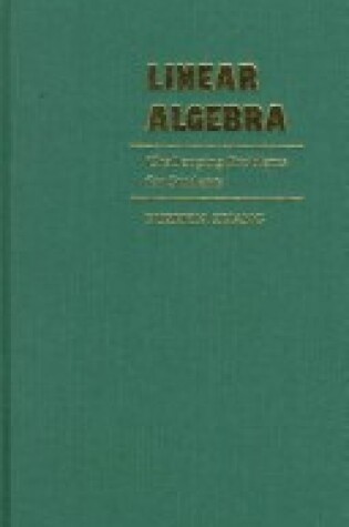 Cover of Linear Algebra