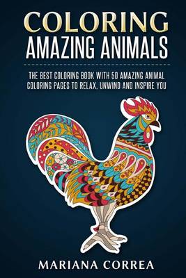 Book cover for Coloring Amazing Animals