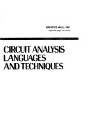 Book cover for Handbook of Circuit Analysis Languages and Techniques