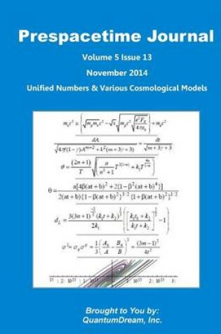 Cover of Prespacetime Journal Volume 5 Issue 13