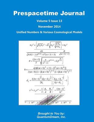 Cover of Prespacetime Journal Volume 5 Issue 13