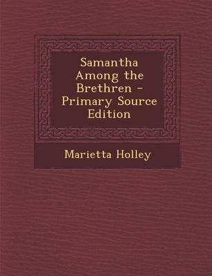 Book cover for Samantha Among the Brethren - Primary Source Edition