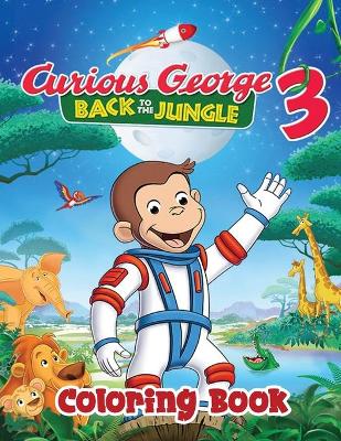 Book cover for Curious George Coloring Book