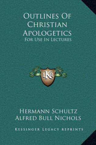 Cover of Outlines of Christian Apologetics