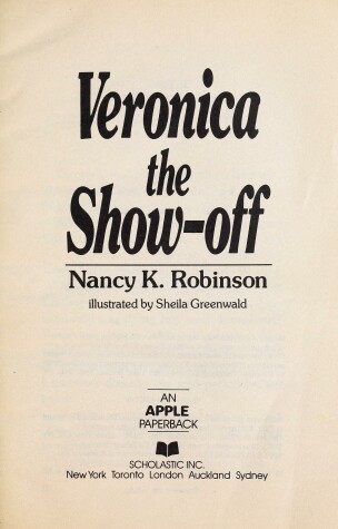 Book cover for Veronica the Show-off