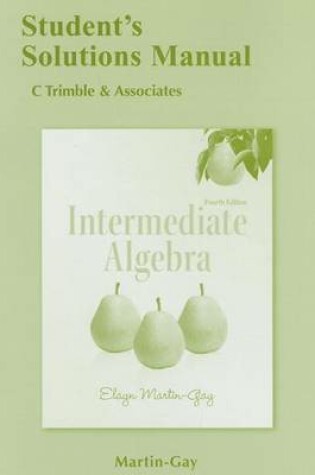 Cover of Student Solutions Manual for Intermediate Algebra