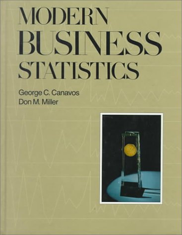 Book cover for Modern Business Statistics