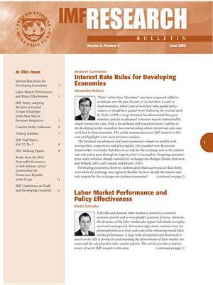 Book cover for IMF Research Bulletin, June 2005