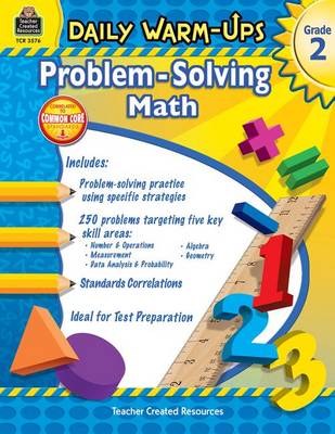Book cover for Daily Warm-Ups: Problem Solving Math Grade 2