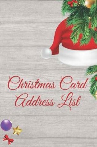 Cover of Christmas Card Address List