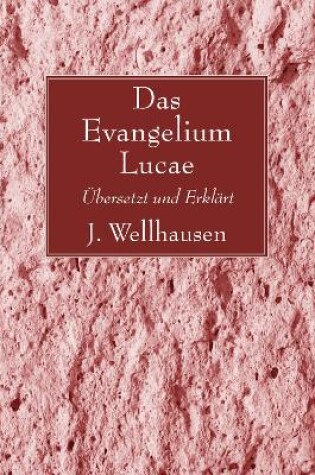 Cover of Das Evangelium Lucae