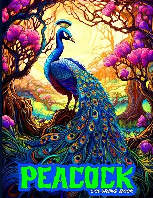 Book cover for Peacock Coloring Book