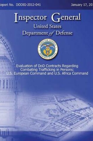 Cover of Evaluation of DOD Contracts Regarding Combating Trafficking in Persons