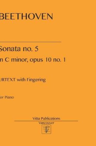 Cover of Beethoven Sonata no. 5 in c minor