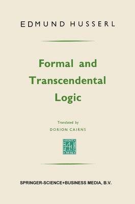 Book cover for Formal and Transcendental Logic