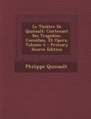 Book cover for Le Theatre de Quinault