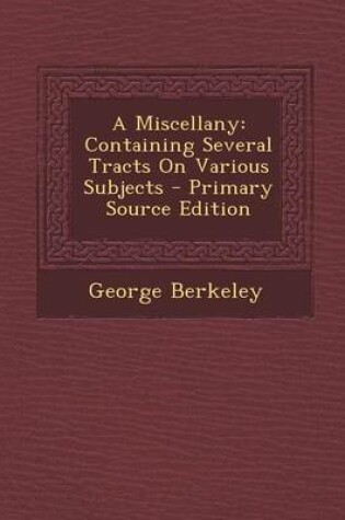 Cover of Miscellany