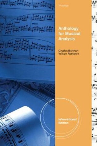 Cover of Anthology for Musical Analysis, International Edition