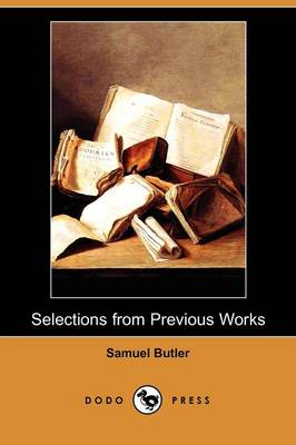 Book cover for Selections from Previous Works (Dodo Press)