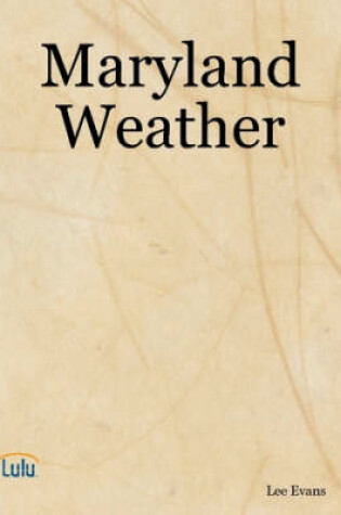 Cover of Maryland Weather