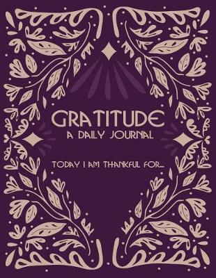 Book cover for Gratitude A daily Journal
