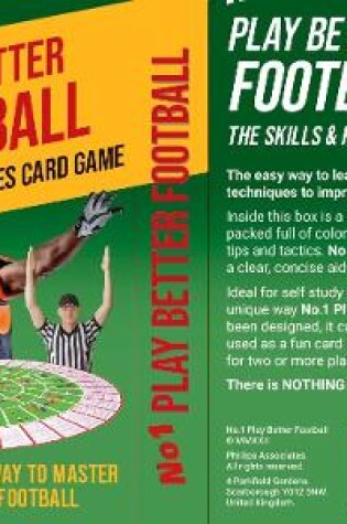 Cover of No1 PLAY BETTER FOOTBALL