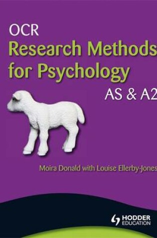 Cover of OCR Research Methods for Psychology AS & A2