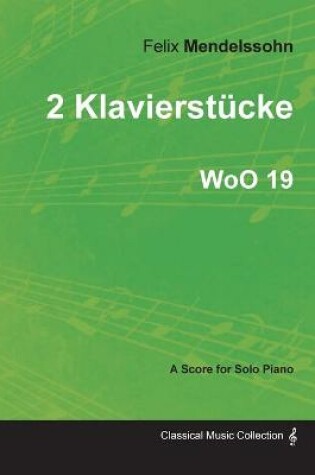 Cover of 2 Klavierstucke WoO 19 - For Solo Piano (1833)