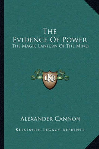 Cover of The Evidence of Power