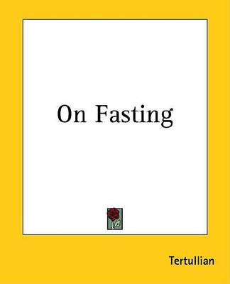 Book cover for On Fasting