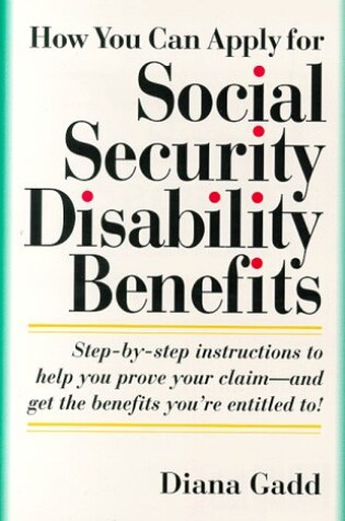 Cover of How You Can Apply for Social Security Disability Benefits