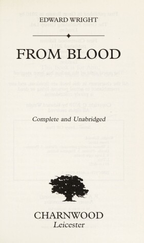 Book cover for From Blood