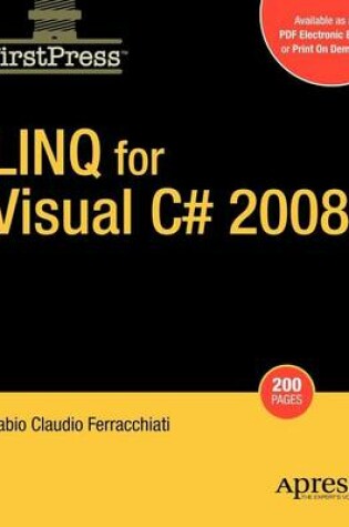 Cover of Linq for Visual C# 2008