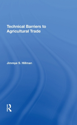 Book cover for Technical Barriers To Agricultural Trade