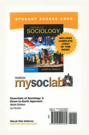 Cover of MyLab Sociology  with Pearson eText -- Standalone Access Card -- for Essentials of Sociology