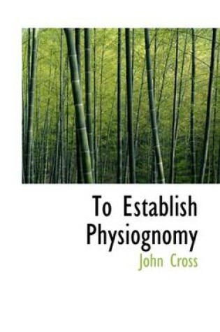 Cover of To Establish Physiognomy