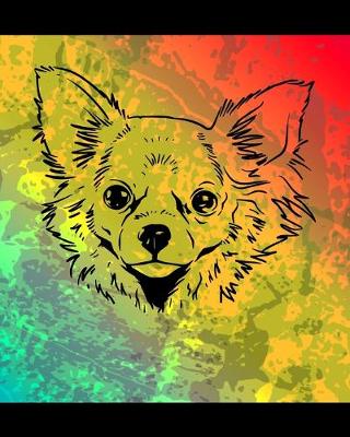 Book cover for Chihuahua Color Burst Notebook