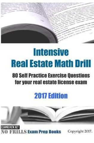 Cover of Intensive Real Estate Math Drill
