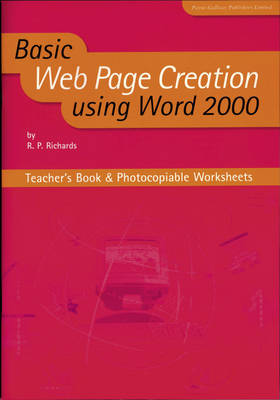 Book cover for Basic Web Page Creation Using Word 2000 Teacher's Book