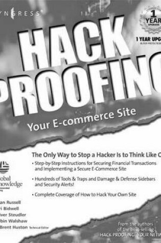 Cover of Hack Proofing Your E-Commerce Web Site