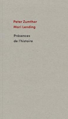 Book cover for Presences de l'histoire