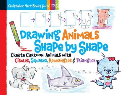 Book cover for Drawing Animals Shape by Shape