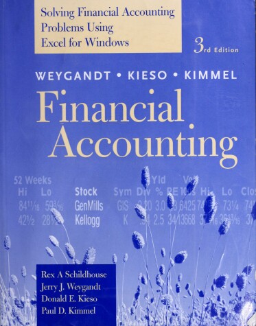 Book cover for Financial Accounting 3e Solving Financial Accounting Problems Using Excel for Windows +D3