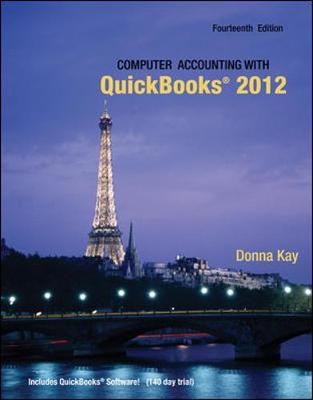 Book cover for Computer Accounting with Quickbooks 2012 and Student CD