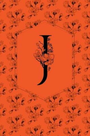 Cover of Floral Monogram Journal/Notebook - J